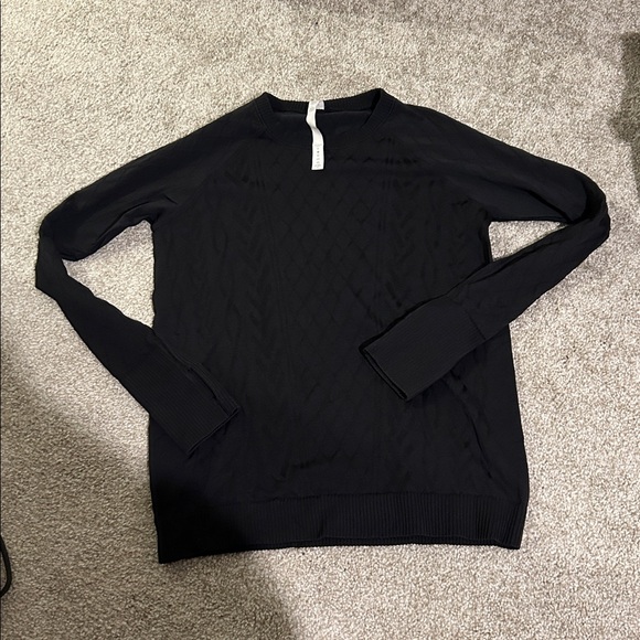 lululemon athletica Black Sweater size 12 - Picture 1 of 4